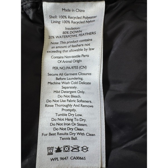 Eddie Bauer Stratustherm Goose Down Puffer Jacket Camo Womens Medium - Picture 9 of 12